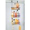 mDesign Metal Over Shower Door Caddy, Bathroom Storage Organizer
